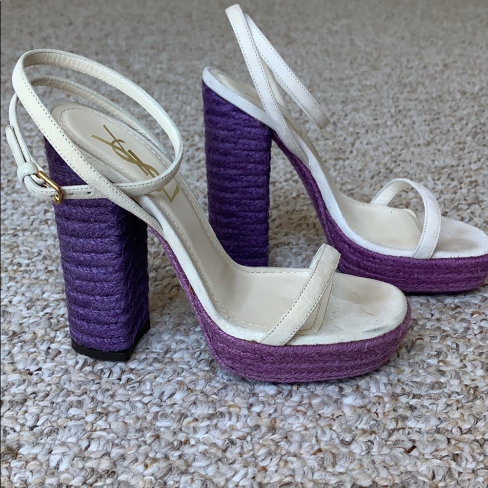 Yves saint laurent ysl gipsy espadrille heels